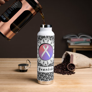 White Standard Ribbon von Kenneth Yoncich Trinkflasche