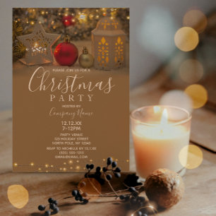 White Star Corporate Holiday Weihnachten Party Einladung