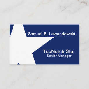 White Star Elegant anpassbar Visitenkarte