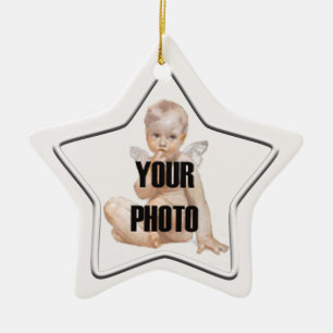 White Star Foto Rahmen Ornament
