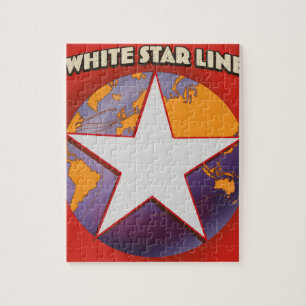 White Star Line Kreuzfahrtschiff Werbespot. Jigsaw Puzzle