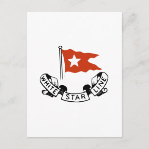 White Star Line-Logo Postkarte