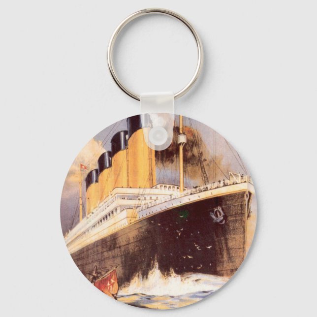 White Star Line Logo Schlüsselanhänger (Rückseite)