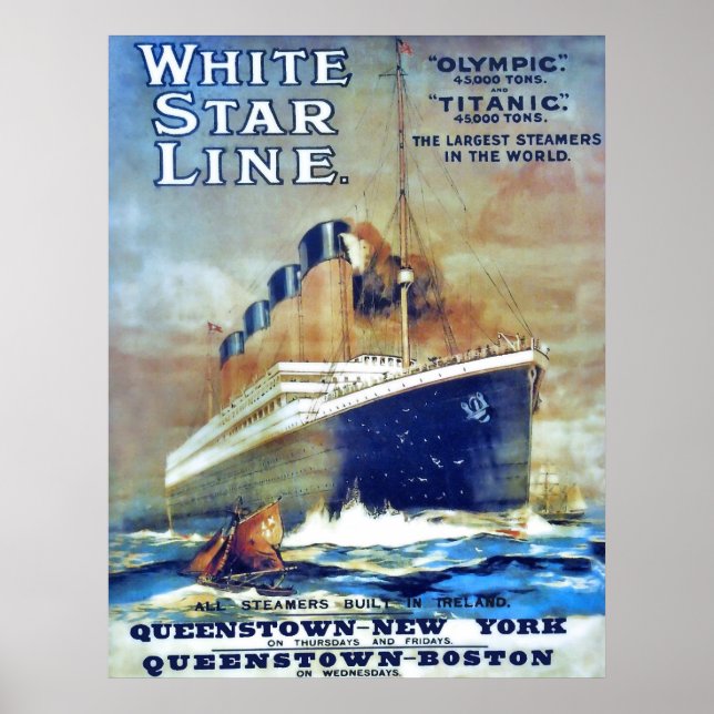 White Star Line Poster (Vorne)