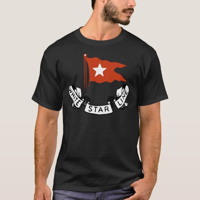 White Star Line (Titanic) Essenzieller T - Shirt (Vorderseite)