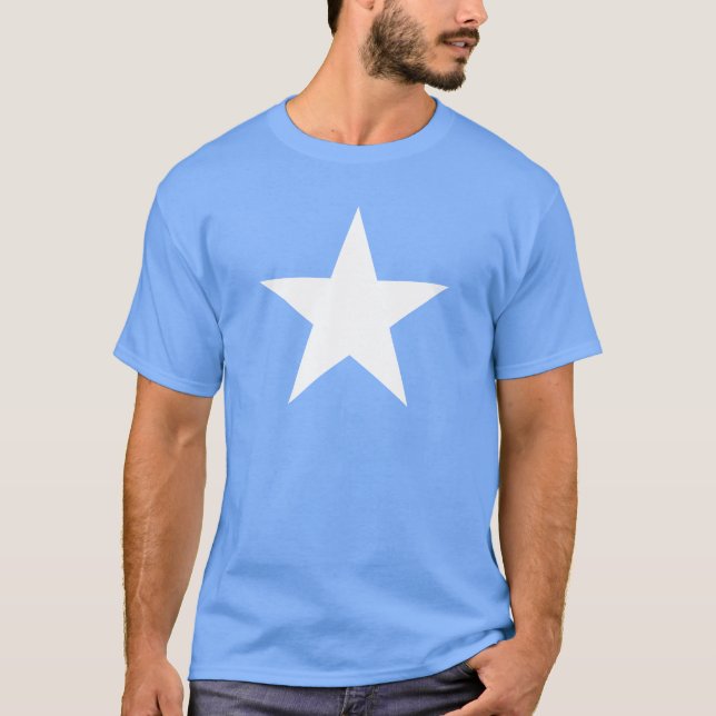 White Star / Somalia - Patriotischer T-Shirt T - S (Vorderseite)
