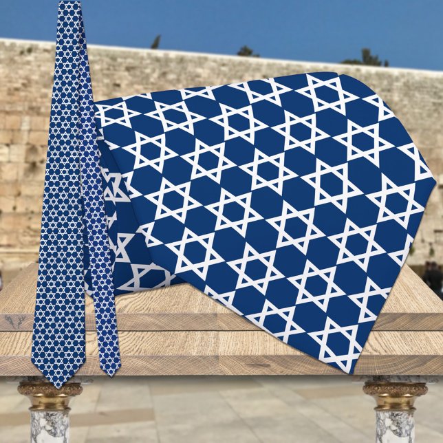 White Star von David Navy Blue Krawatte (Von Creator hochgeladen)