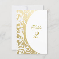 White Starfish Gold Beach Hochzeiten Tischnummern