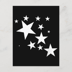 White-Stars-Kostümgeschenk im Star-Design Begleitkarte