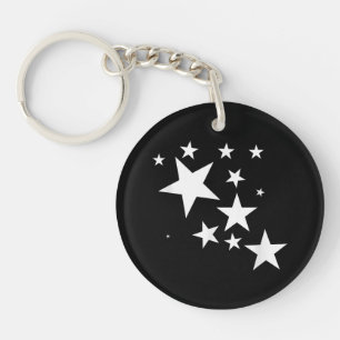 White-Stars-Kostümgeschenk im Star-Design Schlüsselanhänger