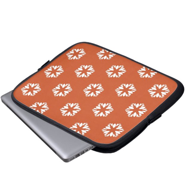 White Stars Laptop-Sieb Laptopschutzhülle (Vorne Knopf)