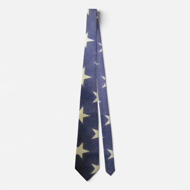White Stars Necktie Krawatte (Vorderseite)