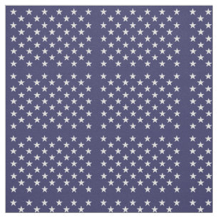 White Stars Patriotic American Flag Muster Stoff