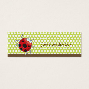 White Summer Daisy + Ladybug Danke, Geschenk Tag /