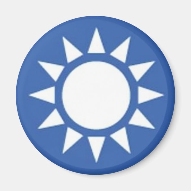 White Sun Magnet (Vorne)