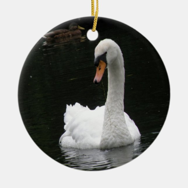 White Swan Ornament (Vorne)