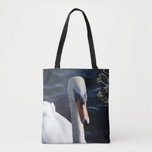 White Swan Tote Bag