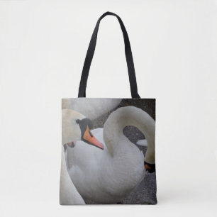 White Swan Tote Bag