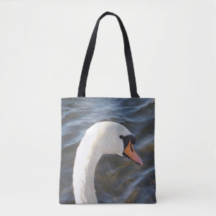 White Swan Tote Bag