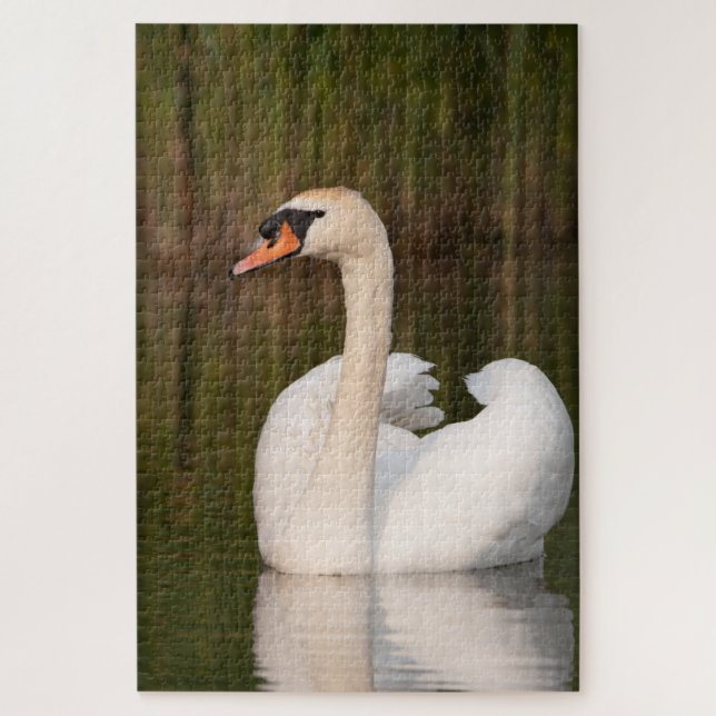 White swan (witte zwaan) puzzle (Vertikal)