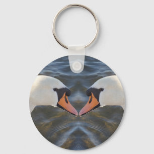 White Swans Schlüsselanhänger