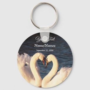 White Swans Schlüsselanhänger