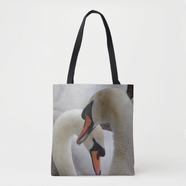 White Swans Tote Bag (Vorderseite)