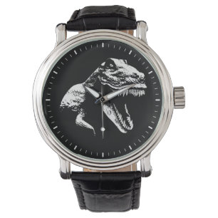White T Rex Armbanduhr