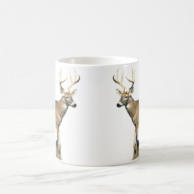 White Tails Deer Buck Kaffeetasse (Mittel)