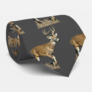 White Tails Deer Buck Neck Tie Krawatte