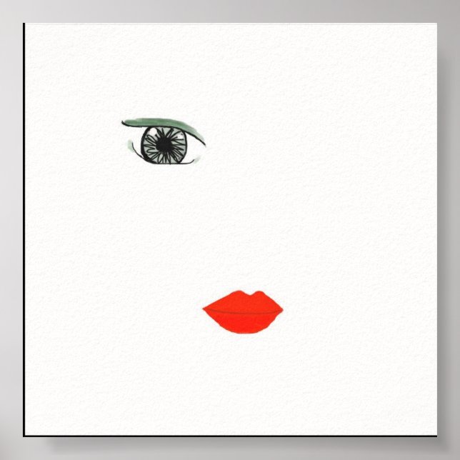 White Tan Poster (Vorne)