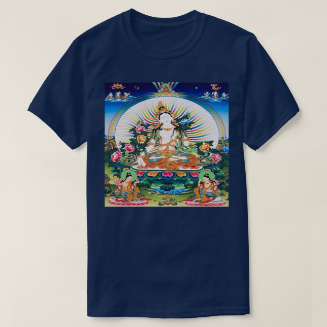 White Tara T-Shirt (Design vorne)