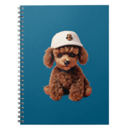 White Teacup Poodle Folder Notizblock