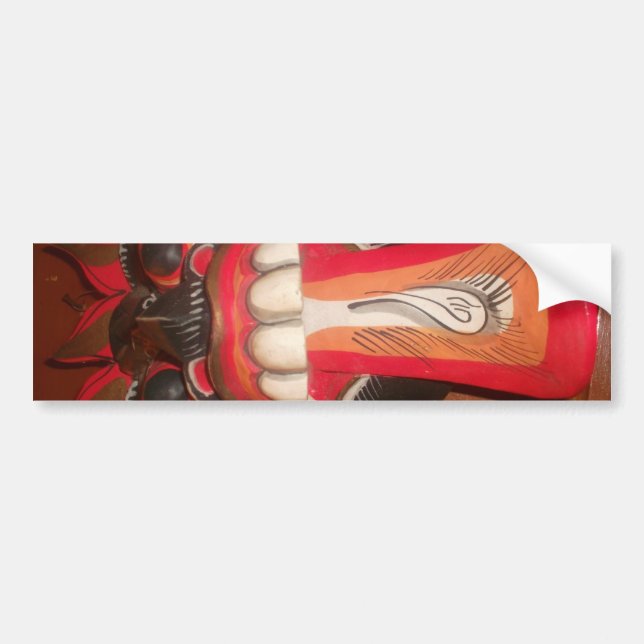 White Teeth Hakuna Matata niedliches individuelles Autoaufkleber (Vorne)