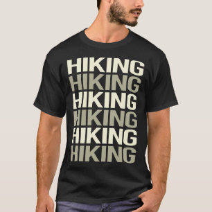 White Text Wanderung Wanderer T-Shirt