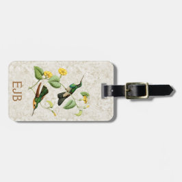 White Throat Mountain Gem Hummingbird Gepäckmarke Gepäckanhänger