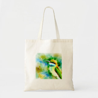 White throated Bee eater 251024AREF144 - Watercolo Tragetasche