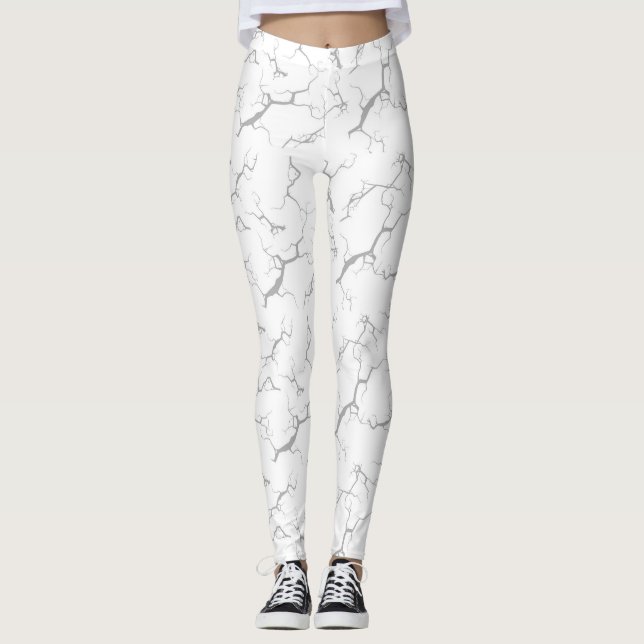 White tie dye leggings (Vorderseite)
