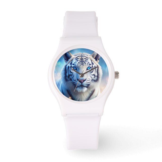 White Tiger Armbanduhr (Vorderseite)