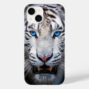 White Tiger Blue Eyes Case-Mate iPhone 14 Hülle
