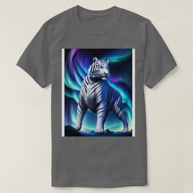 White Tiger Design 2 T-Shirt (Design vorne)