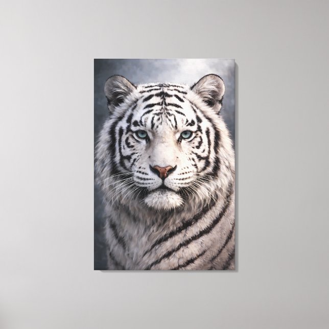 White Tiger in Motion – ManJiangHong Art Series Leinwanddruck (Vorderseite)
