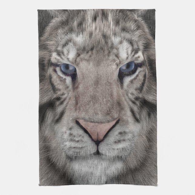 White Tiger Küchentuch (Vertikal)