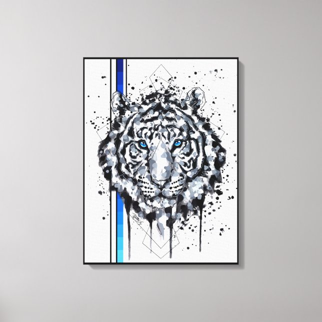 White Tiger Leinwanddruck (Vorderseite)
