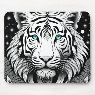 White Tiger Mousepad