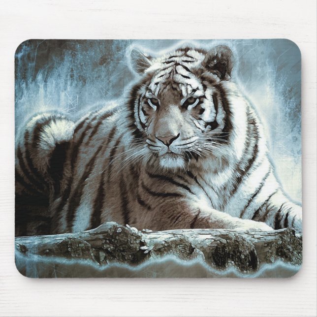 White Tiger Mousepad (Vorne)