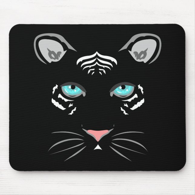 White Tiger Mousepad (Vorne)
