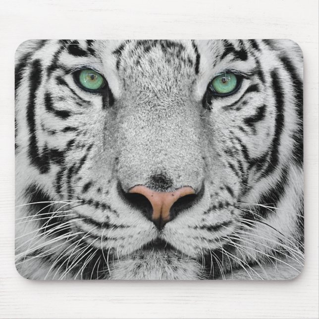 White Tiger Mousepad (Vorne)