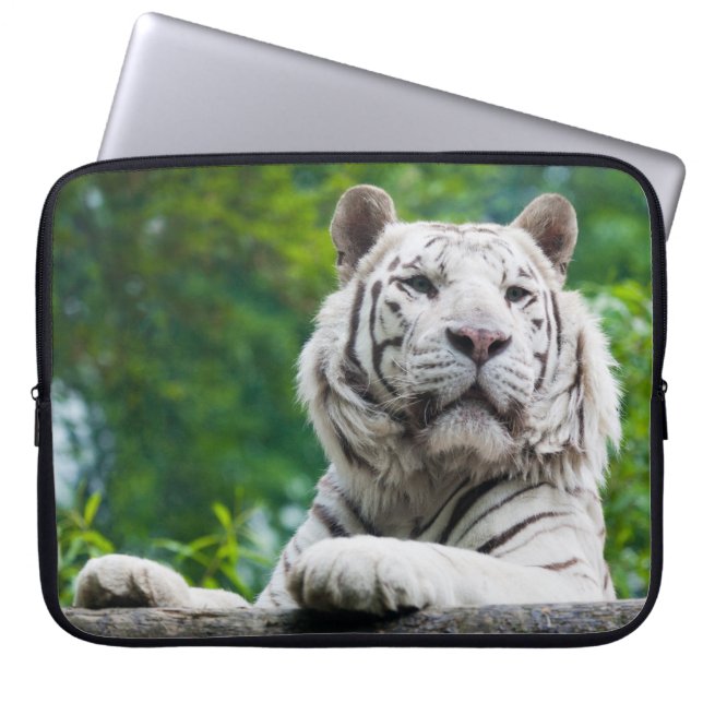 White Tiger Notebook-Hülle Laptopschutzhülle (Vorderseite)