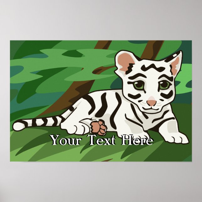 White Tiger Poster (Vorne)